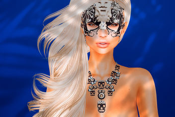 Glamor mask & necklace by sYs @ BishBox - image gratuit #421235 