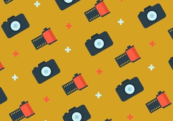Film Canister and Camera Background - Free vector #421565