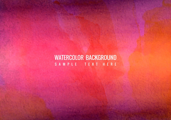 Free Vector Colorful Bright Watercolor Background - Free vector #423055