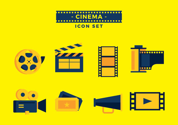 Film Canister Icon Set Vector - Free vector #424785