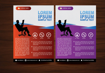 Vector Brochure Flyer design Layout template in A4 size - Free vector #424975