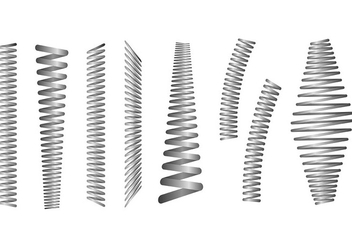 Set Of Slinky Vectors - Free vector #425235