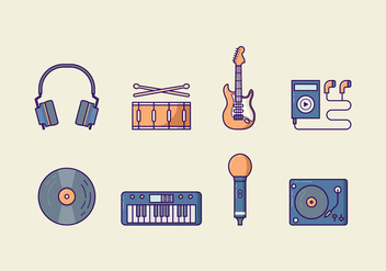 Free Music Vector Pack - Kostenloses vector #426285