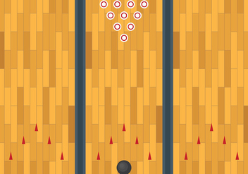 Free Bowling Lane Vector Background - Kostenloses vector #426905