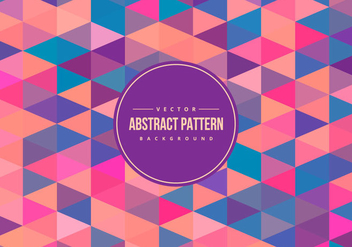 Colorful Abstract Polygon Pattern Background - vector #428165 gratis
