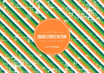 Grunge Stripes Background in St Patrick Day Colors - vector #428185 gratis