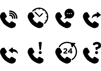 Free Tel Icons Vector - Free vector #428255