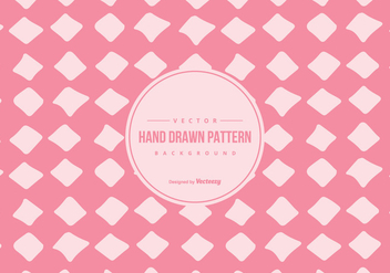 Cute Pink Hand Drawn Style Pattern Background - бесплатный vector #428455