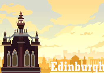 Free Edinburgh in the Afternoon Vector - Free vector #428475