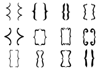 Free Curly Bracket Vector - Free vector #428985