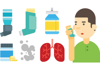 Free Asthma Icons Vector - Free vector #429115