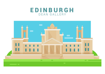 Dean Gallery Of Edinburgh Vector Illustration - vector gratuit #429545 