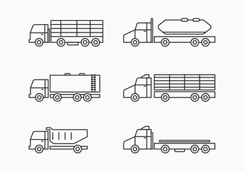Camion Collection Set - Free vector #430045