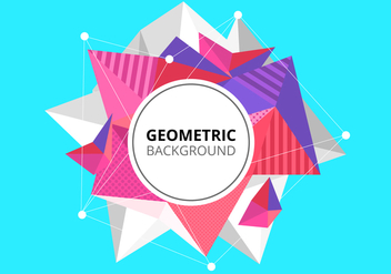 Free Abstract Low Poly Background - vector gratuit #430115 