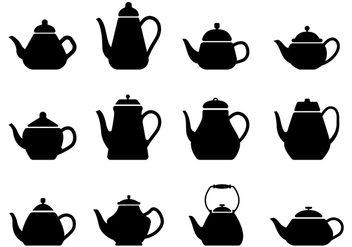 Free Teapot Silhouette - Kostenloses vector #430265