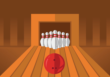 Bowling Lane Illustrations - Free vector #430675