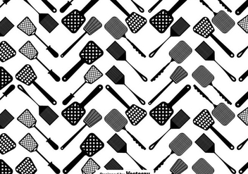 Vector Fly Swatter Seamless Pattern - Free vector #430735