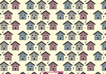 Small Houses Vector Pattern - Kostenloses vector #430785