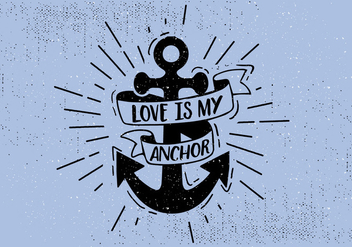 Free Hand Drawn Anchor Background - Free vector #431035