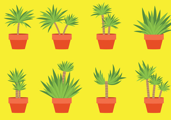 Free Yucca Icons Vector - Free vector #431115