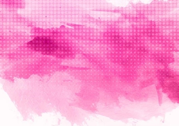 Free Vector Pink Watercolor Background - Free vector #431265