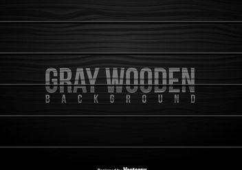 Grey Wooden Planks Vector Background - Free vector #431415