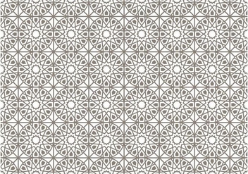 Gray Islamic Vector Pattern - Free vector #431465