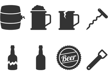 Beer Icon Vectors - бесплатный vector #431555