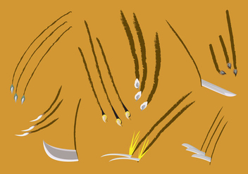 Knives and Scratch Marks Vectors - Free vector #431585