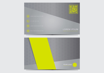 Stylish Business Card Template - vector #432355 gratis