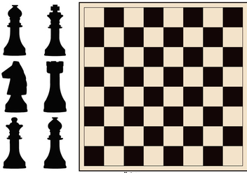 Chess Board and Figure Collection - бесплатный vector #432565