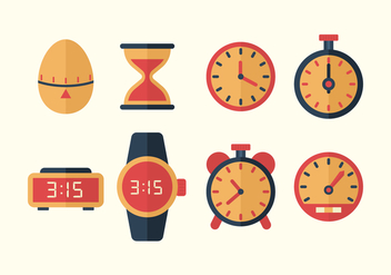Free Time Vector Icons - Kostenloses vector #433095