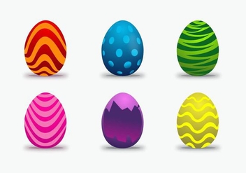 Colorful Easter Egg Vector - Kostenloses vector #433165