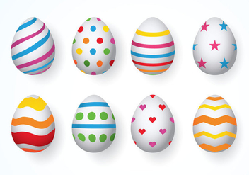 Easter eggs Vector - Kostenloses vector #433175
