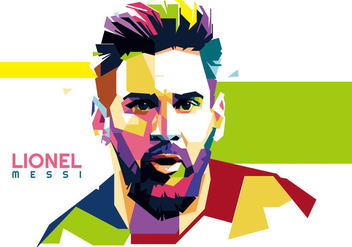 Lionel Messi vector WPAP - бесплатный vector #434255