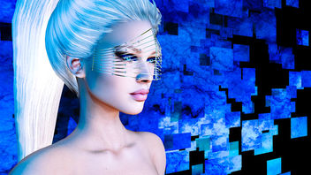 Cage mesh & makeup by SlackGirl - Free image #434505