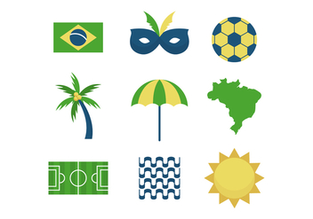 Free Brazil Vector Icons - vector #434845 gratis