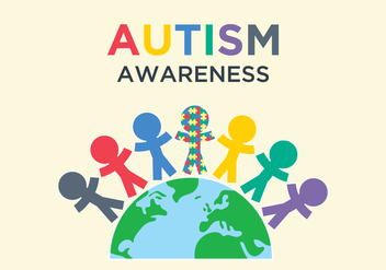 Autism Awareness Illustration - vector gratuit #434915 