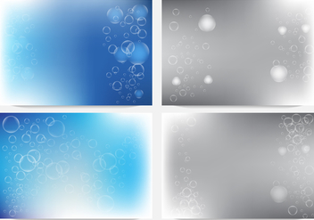Bubbles In Fizzing Background - vector gratuit #435135 