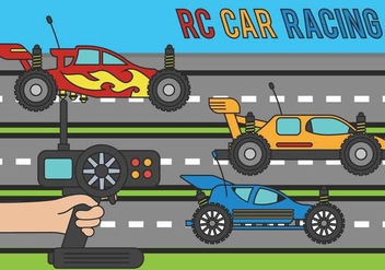 RC Car Vector Illustration - бесплатный vector #435615