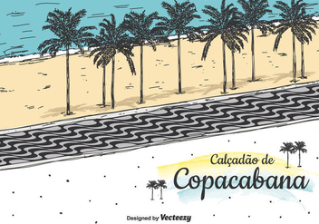 Copacabana Vector Background - Kostenloses vector #435955