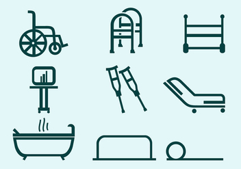 Physiotherapist Tools free vector - vector gratuit #435985 