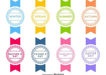 Vector Flat Banners For Any Use - vector #436255 gratis