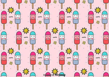 Popsicles Vector Pattern - Free vector #436425