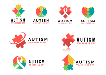 Autism Awareness Day Vector Logo - vector gratuit #436535 