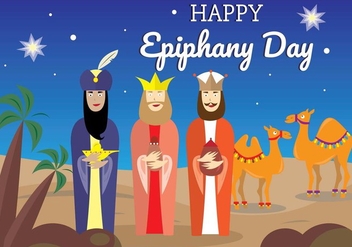 Happy Epiphany Days Vector Set - бесплатный vector #437005