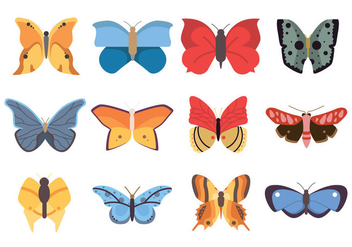 Butterflies Icon - Free vector #437125