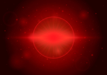 Red Supernova and Outer Space Background - vector #437355 gratis