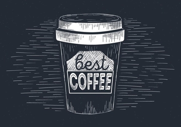 Free Hand Drawn Vector Coffee Illustration - бесплатный vector #437375