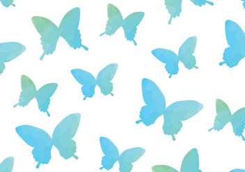 Watercolour Watercolour Butterfly Seamless Pattern - Free vector #437835